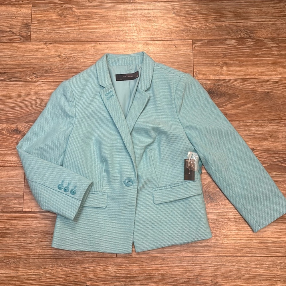 The Limited Aqua Blazer